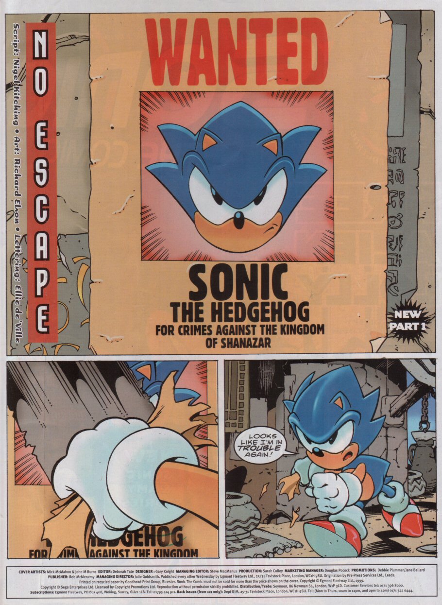Sonic - The Comic Issue No. 156 Page 1